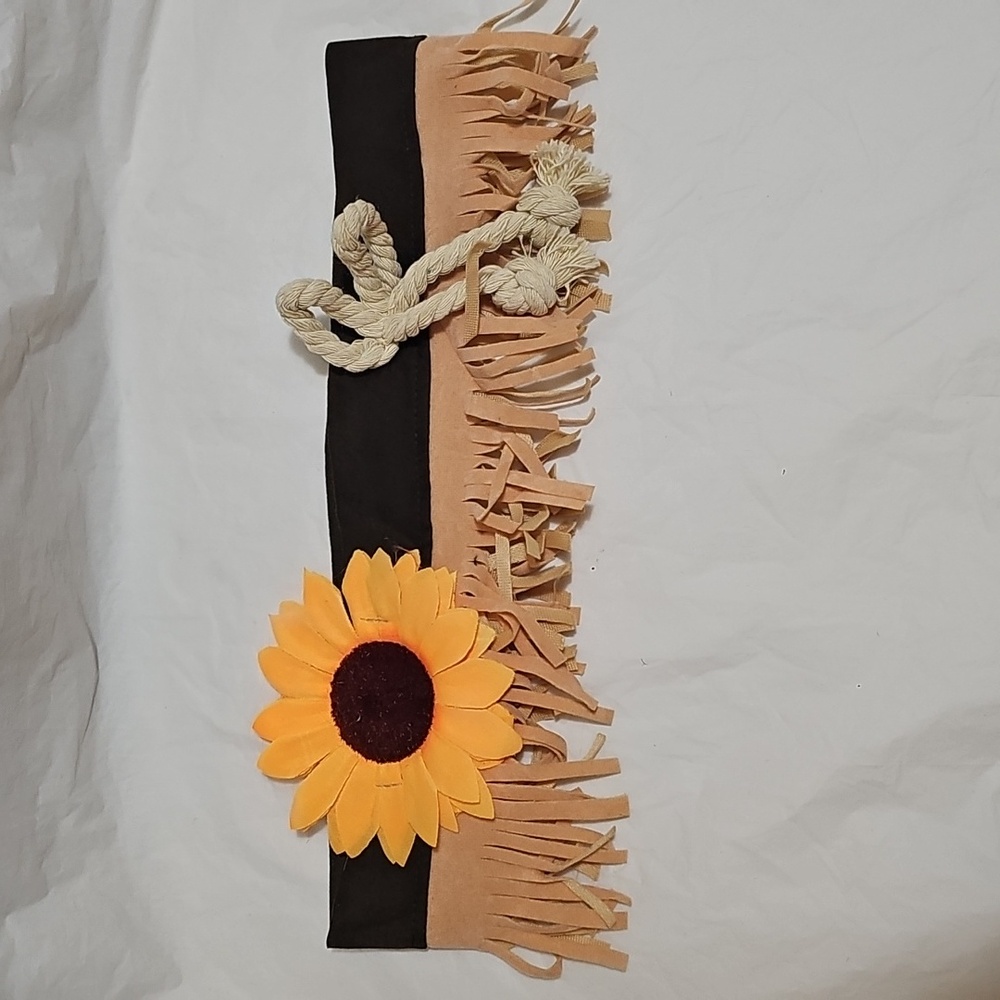 Spooktacular Creations Halloween Sunflower Scarecrow Costume Girls Size Small - Picture 10 of 16